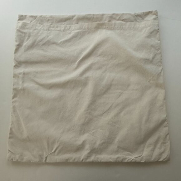 Pottery Barn Embroidered Floral Pillow Covers 23.5" x 23.5" Cotton Linen Beige - Picture 8 of 9